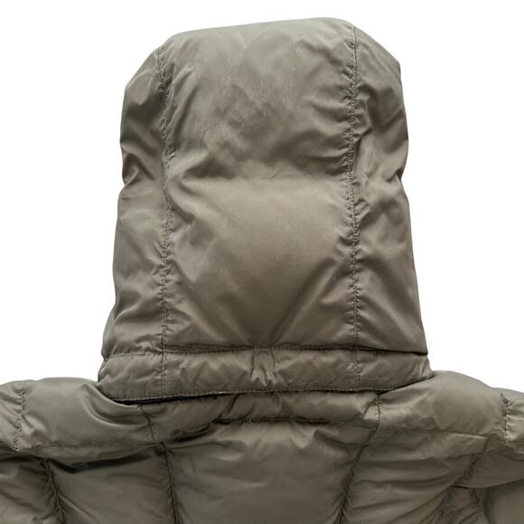 North Face Ladies Green Midi 600 Fill Goose Down Puff Jacket Size Medium Winter - Picture 9 of 12